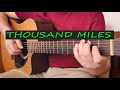 The Kid LAROI - Thousand Miles - Fingerstyle Guitar Cover (TAB)