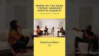 Ranking Kanye West's Album From Top To Bottom! #Shorts