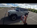 2023 ford bronco outer banks pov test drive