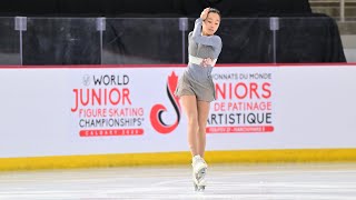 2023 Canadian National Figure Skating Novice Short Program Ashley Dinh Gold