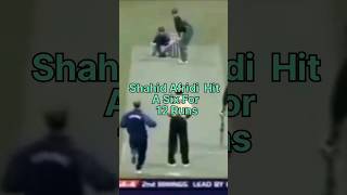 12 Runs on 1 Ball |  Shahid Afridi Hits a Massive Six for 12 Runs in 1 Ball | Biggest Six  | #viral