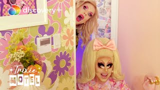 Trixie Shows Katya Around the Motel | Trixie Motel | discovery+