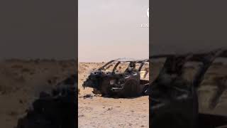 Mars perseverance rover capture A car was destroyed and some parts remained in the surface