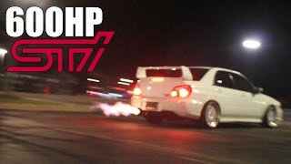 Meeting Up with a Subaru STI Spitting Flames Constantly!