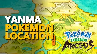 Yanma Pokemon Legends Arceus Location