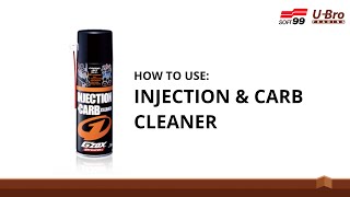 SOFT99 G'ZOX Injection \u0026 Carb Cleaner - How to use