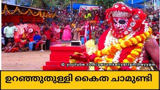 Kaitha Chamundi Theyyam | കൈത ചാമുണ്ടി തെയ്യം | Perumkaliyattamtheyyam  | Theyyam 349