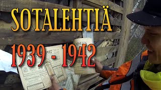 Kattoremontti paljastuu sotalehtiä 1939-1942