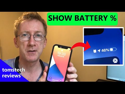 How To Show Battery Percentage IPhone 12 - YouTube