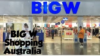 BIG W ... Shopping vlog in Australia