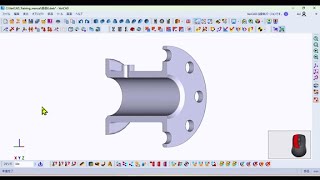 VariCADを使ってソリッドの断面を表示～断面図を作成する方法 - 音声ガイドあり