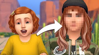 TODDLER TO ADULT CHALLENGE IN THE SIMS 4