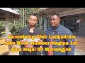 Jarambong Club Luckydraw niko Book Number Nagipa 1st Gipa Prize 50 Thousand Mangipa