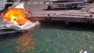 Ponza, l’esplosione del motoscafo: l’onda d’urto scaraventa la donna in acqua