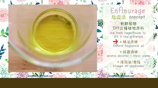 Enfleurage concept DIY - 脂吸法&酒精油洗-天然香精.花水.香氛油萃取