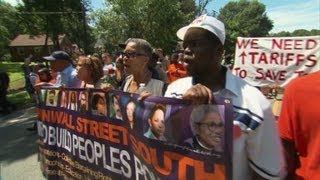 Occupy protesters march before DNC