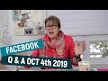 JUST GET IT DONE QUILTS - FACEBOOK Q & A - Oct 4th 2019