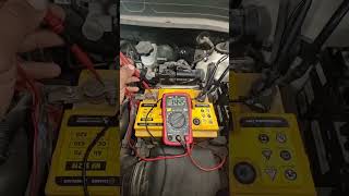 The correct way to measure the generator charge with a multimeter#shortvideo