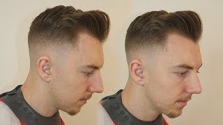 FADE HAIRCUT TUTORIAL WITH SCISSORS ON TOP