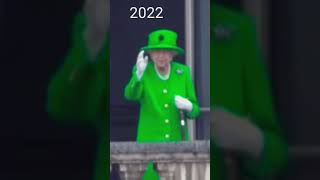 Queen Elizabeth Waving Hands Evolution...... 🥺