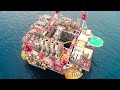 top 10 tallest oil rigs standing in the harsh ocean s waves