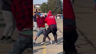 MAGA BRAWL as HUGE Crowds Wait for Donald Trump Rally in Saginaw, Michigan