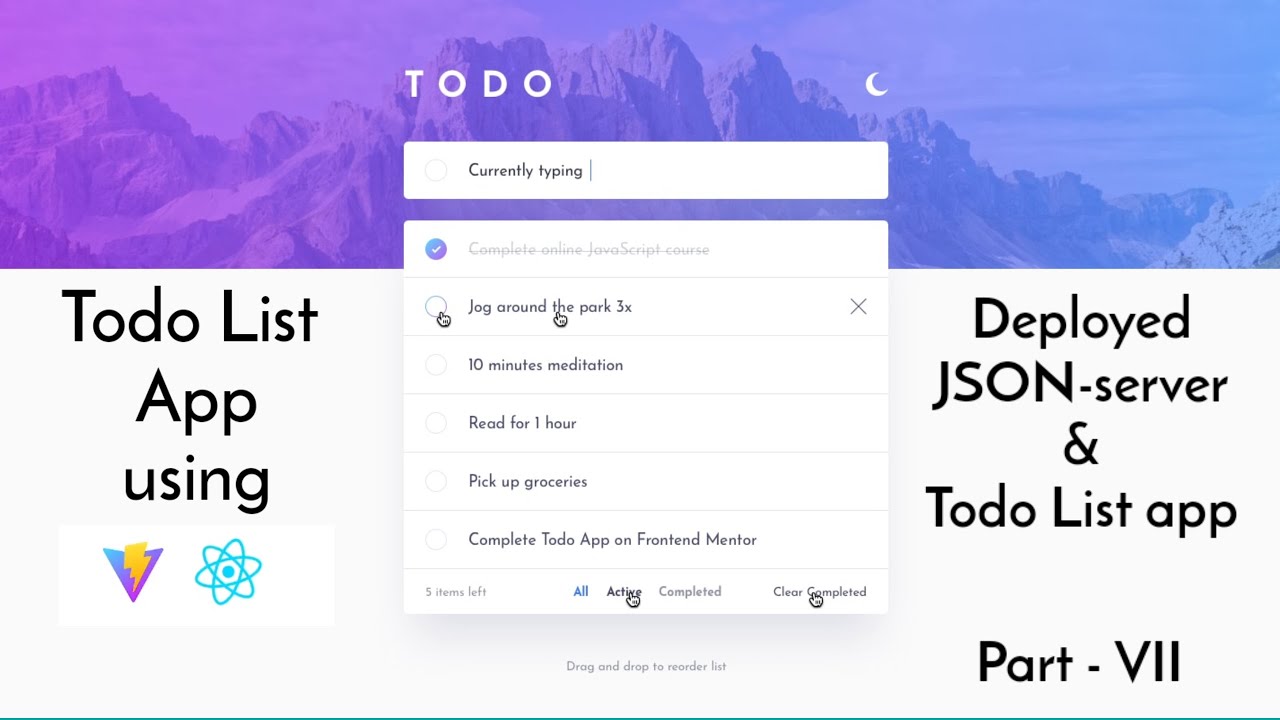Todo List App Using React Deploy Json Server And Todo List App React