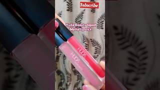 Huda Beauty liquid matte lipstick #hudabeauty #redlipstick #viralvideo #ytshorts #short #trending