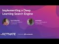 Implementing a Deep Learning Search Engine