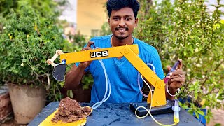 How to Make Hydraulic JCB at Home | JCB செய்வது எப்படி? | Vijay Ideas