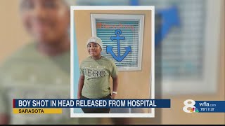 Sarasota boy shot in head released from hospital