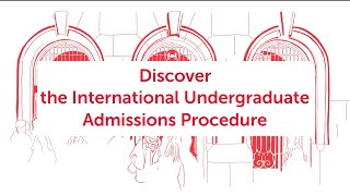 Presentation of our international pathway - Undergraduate admissions procedures