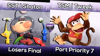 SST | Shuton (Olimar) vs TSM | Tweek (Diddy Kong) - Port Priority 7 Losers Finals