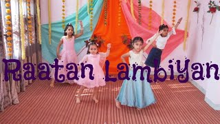 Raatan Lambiyan Dance by Cute Kids|LizaTehri'sChoreography|Jubin|Asees|Siddharth-kiara|Shershaan