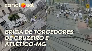 CRUZEIRO X ATLÉTICO: TORCEDORES FICAM EM ESTADO GRAVE APÓS BRIGA EM BELO HORIZONTE; VEJA IMAGENS