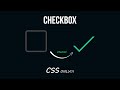 CSS Amazing CheckBox | CSS Animation