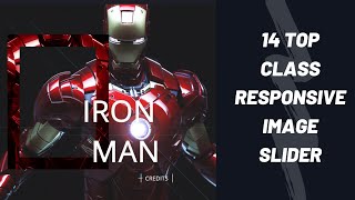 14 Top Class responsive image slider using HTML | CSS | JAVASCRIPT