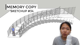 5menit membuat Tangga Sprial dengan Sketchup (Memory Copy)