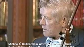 Mícheál Ó Súilleabháin interviews Johnny Cronin, 1990 Boston College Irish Fiddle Festival