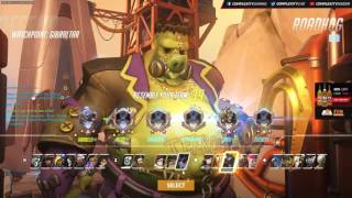 [Rank: 4500 SR] CompLexity Harbleu | Roadhog, Rein | Watchpoint Gibraltar Pro Gameplay