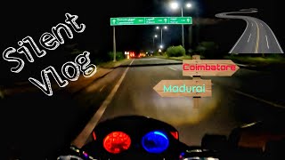 Madurai to Coimbatore | Silent Vlog | Panthayap Pura | Pulsar RS200 | Pulsar 220