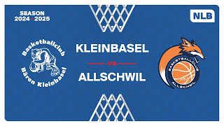 NLB MEN |  - Day 13: KLEINBASEL vs. ALLSCHWIL