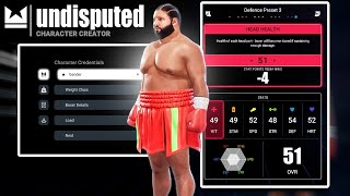 First Look At Undisputed Character Customization!