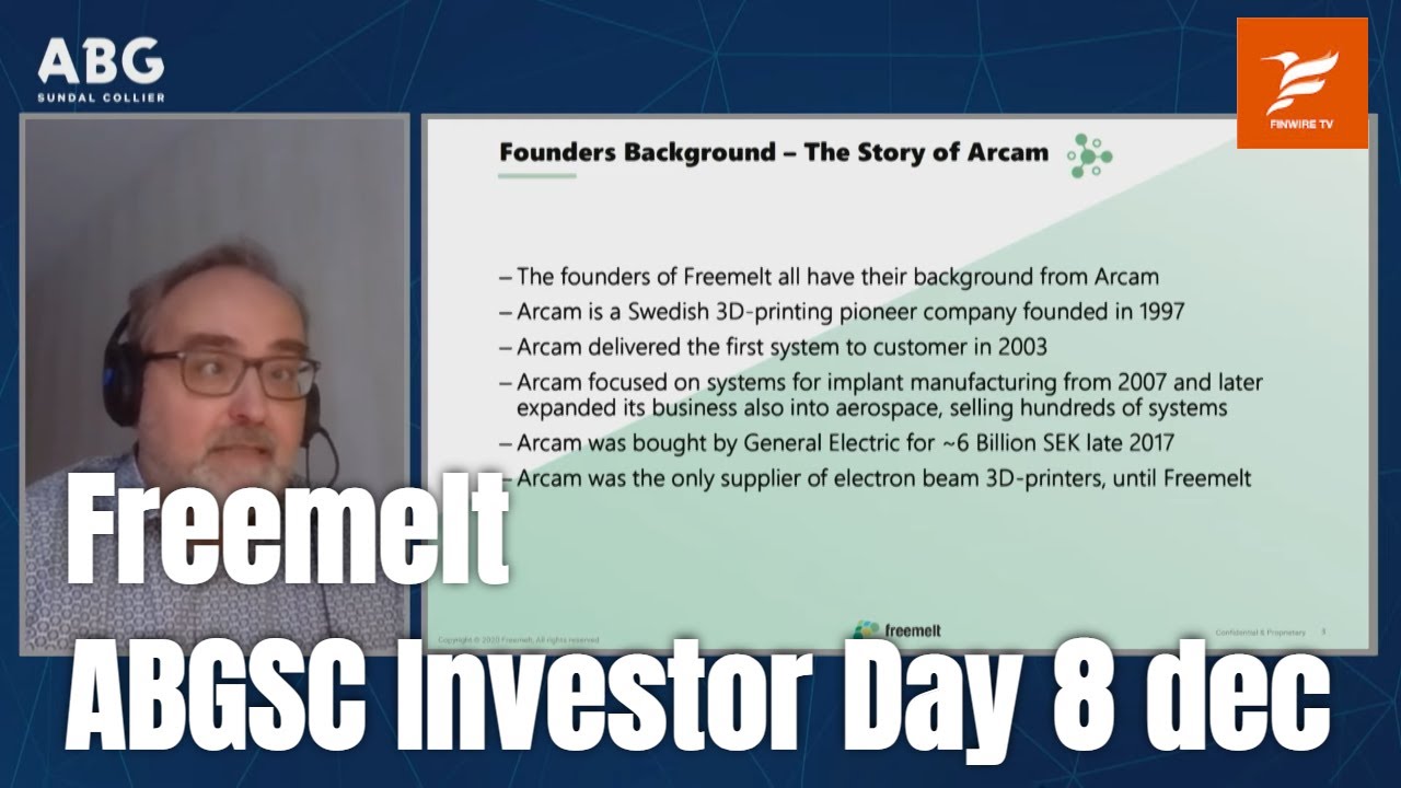 Freemelt - ABGSC Investor Day 8 December 2021 - YouTube