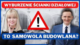 Szokujący wyrok NSA! Czy wyburzona ścianka działowa to już samowola budowlana?