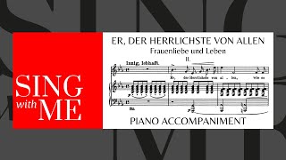 Er, der Herrlichste von allen - Accompaniment - High voice - Frauenliebe und Leben - Schumann