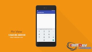 Xamarin Android Tutorial - Pin View