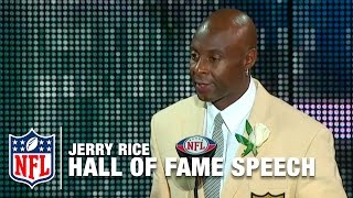 Best of Jerry Rice's Hall of Fame Speech | NFL