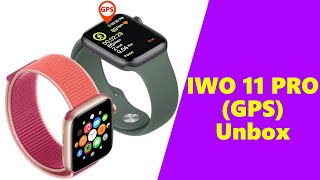 IWO 11 PRO Smartwatch Unboxing Review-Best GPS Apple Watch Series 5 Copy