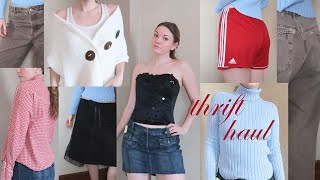 a very chatty thrift haul \u0026 try on